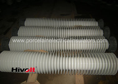 230KV Color White High Voltage Bushings Fireproof Metal Flange Available